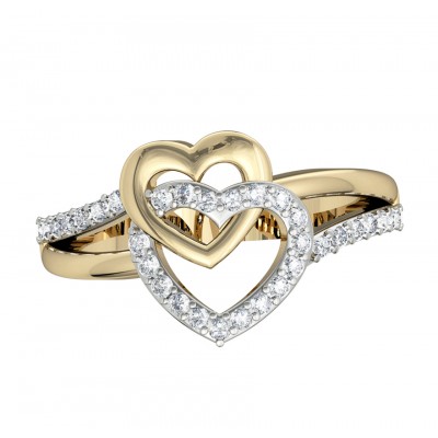 Sparkling Hearts Ring
